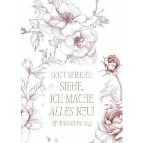 Produktbild des Artikels Jahreslosung 2026 - Postkarten "Rosen" 12 Stück (Schreibwaren)