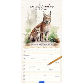 Produktbild des Artikels NaturWunder des Schöpfers 2026 - Familienplaner (Kalender - Spiralbindung)