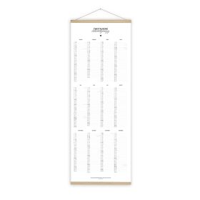 Produktbild des Artikels Zweitausendsechsundzwanzig 2026 - Posterkalender (Kalender - Spiralbindung)
