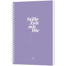 Produktbild des Artikels Stille Zeit mit Dir - Notizbuch (Flieder) (Schreibwaren - Spiralbindung)