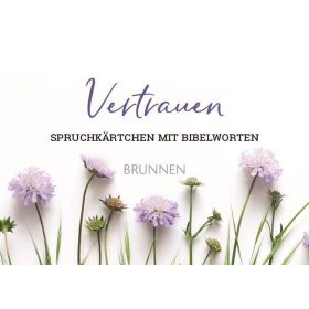 Spruchkärtchen mit Bibelworten 2 "Vertrauen"