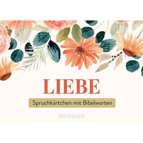 Spruchkärtchen mit Bibelworten 5 "Liebe"