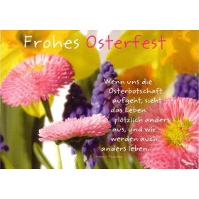 Frohes Osterfest - Faltkarte