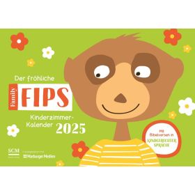 Produktbild des Artikels Der fröhliche Family-Fips Kinderzimmer-Kalender 2025 (Kalender - Geheftet)