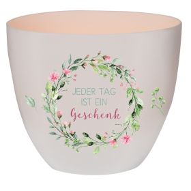 Produktbild des Artikels Windlicht LichterZeit "Jeder Tag ist ein Geschenk" ()