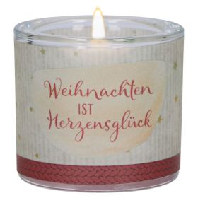 Produktbild des Artikels Windlicht LichtMomente "Weihnachten ist Herzensglück" ()