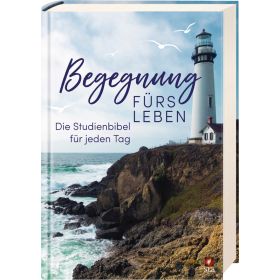 Produktbild des Artikels Begegnung fürs Leben, Motiv "Leuchtturm" (Bibel - Gebunden)