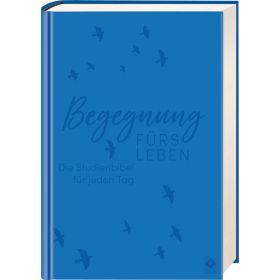 Produktbild des Artikels Begegnung fürs Leben, Kunstleder blau (Bibel - Kunstleder)
