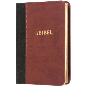 Produktbild des Artikels Bibel - Kunstleder Schlachter 2000 - Taschenausgabe, Goldschnitt grau/braun