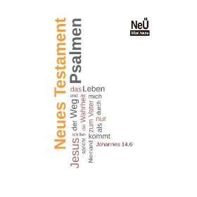 Produktbild des Artikels NeÜ Bibel.heute - NT mit Psalmen - Motiv Wortwolke (Bibel - Paperback)
