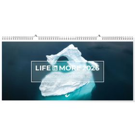 Produktbild des Artikels Life is more 2026 - Panoramakalender (Kalender - Spiralbindung)
