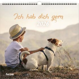 Produktbild des Artikels Ich hab dich gern 2026 - Wandkalender (Kalender - Spiralbindung)