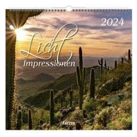 Licht-Impressionen 2024 - Wandkalender