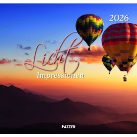 Produktbild des Artikels Licht-Impressionen 2026 - Wandkalender (Kalender - Spiralbindung)