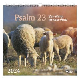 Psalm 23 - Wandkalender 2024