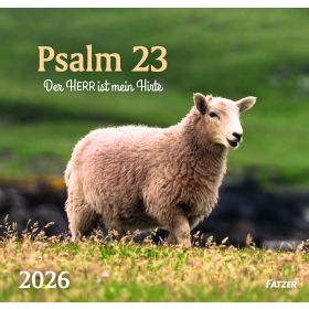 Produktbild des Artikels Psalm 23 - Wandkalender 2026 (Kalender - Spiralbindung)