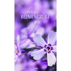 Produktbild des Artikels Zarte Blumengrüße 2026 - Posterkalender (Kalender - Spiralbindung)