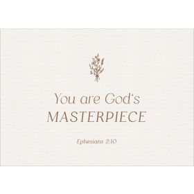 Postkarten "You are God's Masterpiece" 12 Stk.