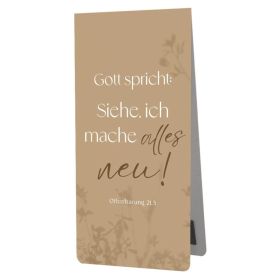 Produktbild des Artikels Jahreslosung 2026 - Magnetlesezeichen "Schattenspiel" ()