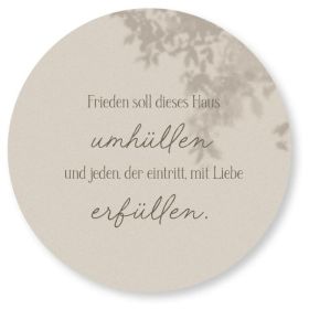 Wandschmuckbild: Frieden - 25cm