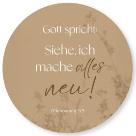 Produktbild des Artikels Jahreslosung 2026 - Wandschmuckbild "Schattenspiel" 25cm ()