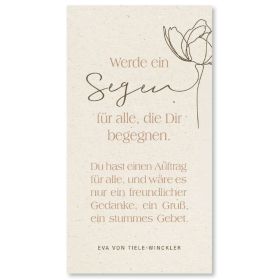 Produktbild des Artikels  Metallschild: Werde ein Segen