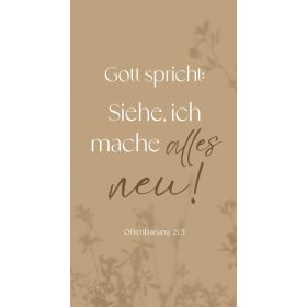 Produktbild des Artikels Jahreslosung 2026 - Metallschild "Schattenspiel" ()