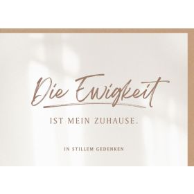 Produktbild des Artikels Schreibwaren Faltkarte "Ewigkeit" - Trauer