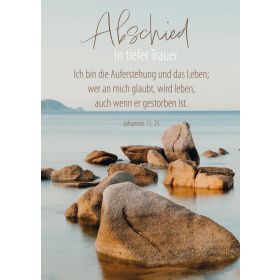 Produktbild des Artikels Faltkarte "Abschied" (Schreibwaren)