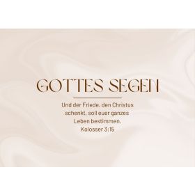 Produktbild des Artikels Postkarte "Gottes Segen" (Schreibwaren)