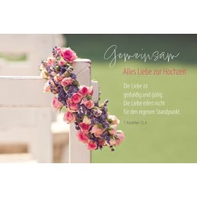 Produktbild des Artikels Schreibwaren Faltkarte "Gemeinsam" - Hochzeit