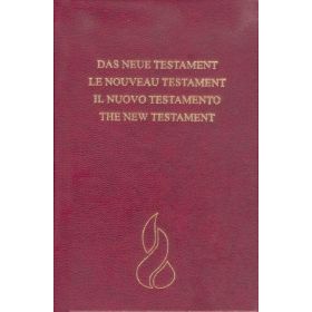 Neues Testament - deutsch, französisch, englisch, italienisch