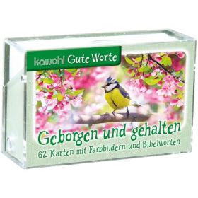 Produktbild des Artikels Geborgen und gehalten - Karten (Schreibwaren)