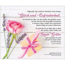 Produktbild des Artikels Mikrofasertuch "Möge jeder Tag in deinem Leben" ()
