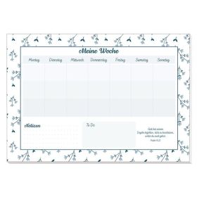 Produktbild des Artikels Wochenplaner "Blumen" ()