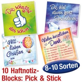 Spar-Paket: Haftnotiz-Blocks