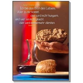 Postkarten: Ich bin das Brot des Lebens, 12 Stück