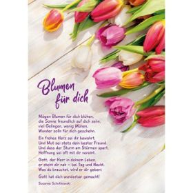 Postkarten: Blumen für dich, 4 Stück