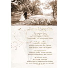 Produktbild des Artikels Faltkarte: Gott segne euch - Hochzeit (Schreibwaren)