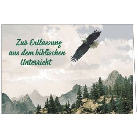 Produktbild des Artikels Schreibwaren Faltkarte: Zur Entlassung aus dem Biblischen Unterricht