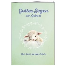 Produktbild des Artikels Faltkarte: Gottes Segen zur Geburt (Schreibwaren)