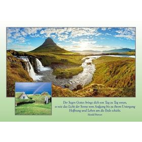 Postkarten: Der Segen Gottes bringe dich von Tag zu Tag, 12 Stück
