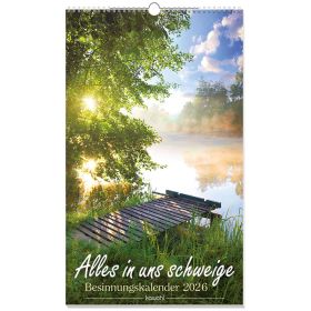 Produktbild des Artikels Alles in uns schweige 2026 - Wandkalender (Kalender - Spiralbindung)