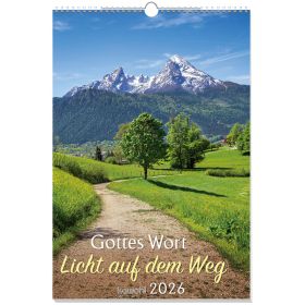 Produktbild des Artikels Gottes Wort - Licht auf dem Weg 2026 (Kalender - Spiralbindung)