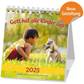 Produktbild des Artikels Gott hat alle Kinder lieb 2025 (Kalender - Spiralbindung)