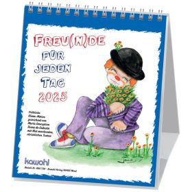 Produktbild des Artikels Freu(n)de für jeden Tag 2025 (Kalender - Spiralbindung)