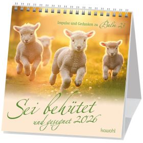 Produktbild des Artikels Sei behütet und gesegnet 2026 - Postkartenkalender (Kalender - Spiralbindung)