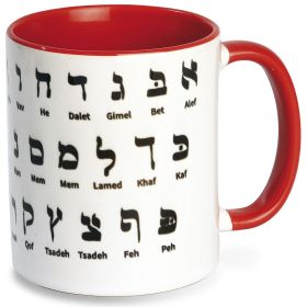 Produktbild des Artikels Tasse "Hebräisches Alphabet" ()