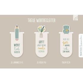 Produktbild des Artikels Lesezeichen "Treue Wortbegleiter" (3er-Set) ()