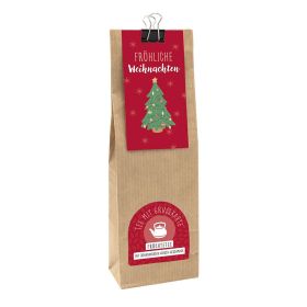 Produktbild des Artikels Tee mit Grußkarte: Fröhliche Weihnachten (Lebensmittel)
